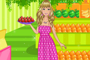 芭比水果店换装
