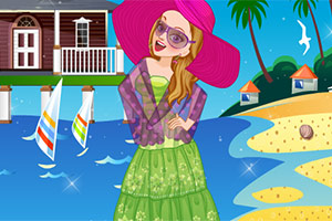 波西米亚海滩女孩