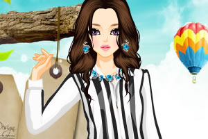 黑白色条纹风格