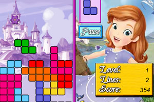 索非亚玩俄罗斯方块