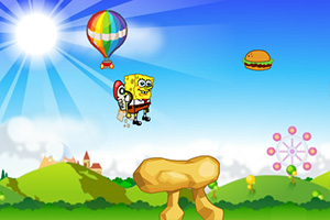 海绵宝宝火箭飞行器