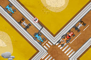 老式汽车交通指挥