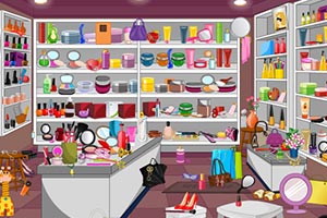 化妆品店找东西