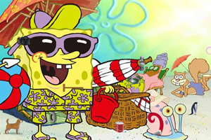 调皮海绵宝宝找东西