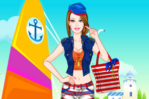 芭比海军风格装扮