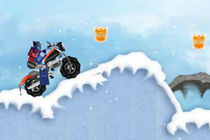 变形金刚雪山摩托