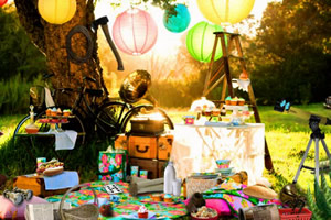 野餐时间找东西