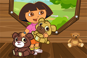 朵拉照顾熊宝贝