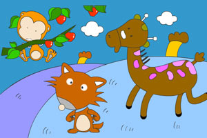 小鹿小狐与小猴