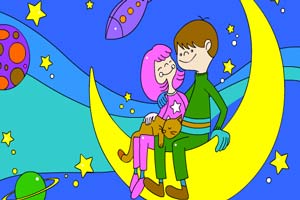 星光下的浪漫情人