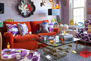 紫色房间找东西