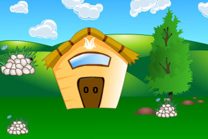 草原上的房子逃脱