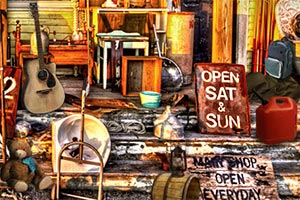 车库废品找东西