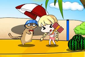 大眼萌萌保卫西瓜