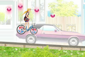 芭比城市自行车