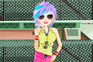 非主流运动女生