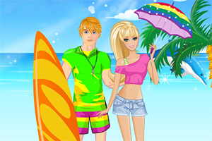 情侣海滩派对