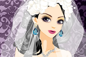 美丽的新娘面纱