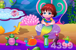 可爱宝贝美人鱼