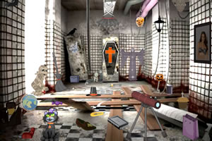 废旧房间找东西