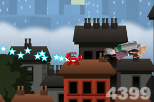 愤怒的老奶奶向前冲