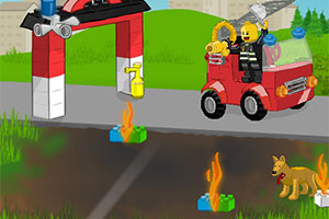 乐高消防车
