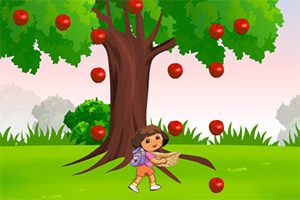 朵拉接苹果