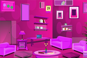 超级粉红房间逃脱