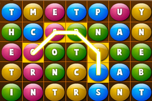 七彩小球组单词