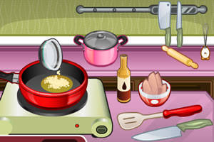 和芭比作鸡汤面