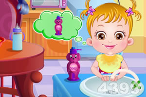 可爱宝贝爱干净