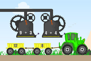 数字送货大卡车