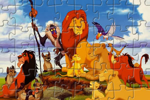 狮子王易趣拼图