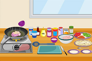 校园鸡肉卷午餐