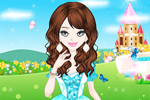 扮演公主的舞者