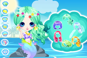 可爱人鱼小公主