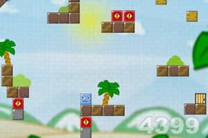 方块进门选关版