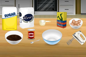 自制黑巧克力蛋糕