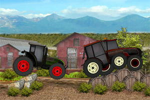 农场拖拉机赛