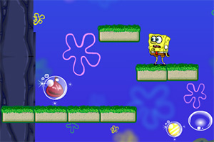 海绵宝宝向上跳