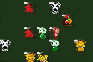 可爱生肖连连看