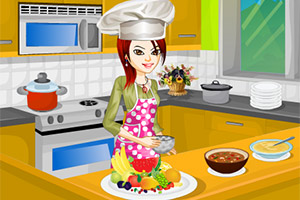 妈妈的烹饪打扮