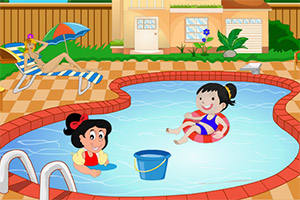 装饰儿童游泳池