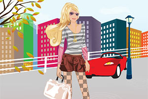 芭比的时尚休闲装