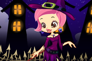 万圣节时尚女孩