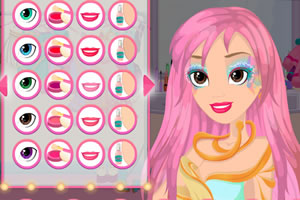 时尚女孩试衣间