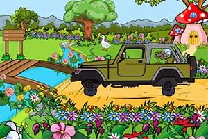 逃离美丽的野外