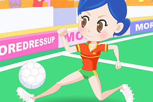 美丽的足球宝贝