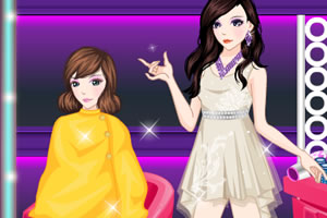 美丽的理发打扮