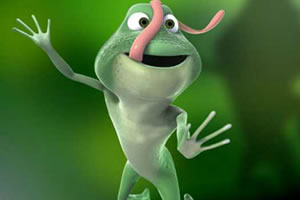 滑稽的青蛙拼图